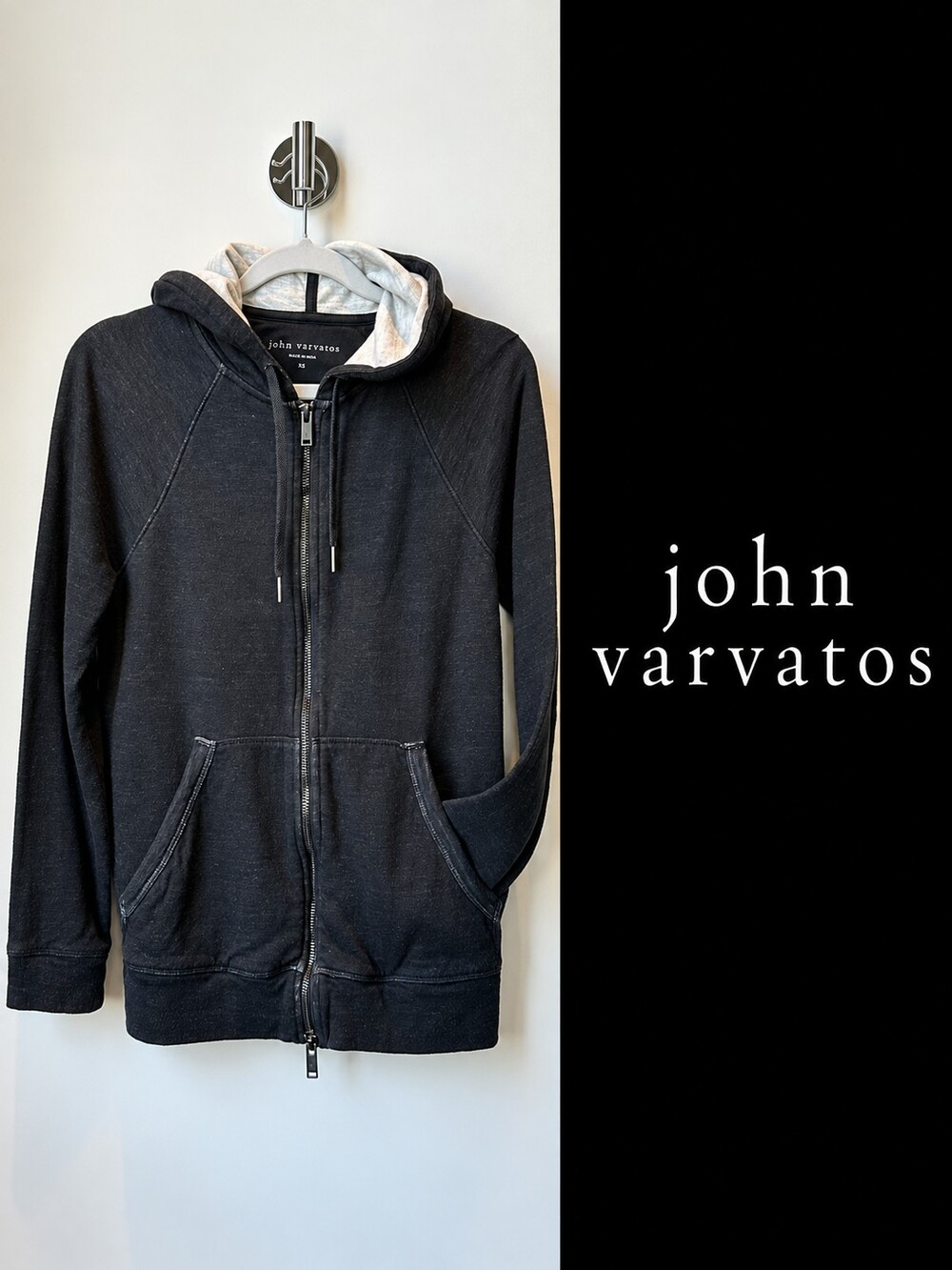 John Varvatos Full Zip Hoodie XS NWT